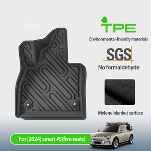 Tappetini e Rivestimento Bagagliaio Personalizzati in TPE Ecologico per <span class=keywords><strong>Smart</strong></span> # 5 Accessori per Interni Auto Impermeabili e Antimacchia su Misura 2024 - Product Image 2