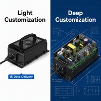 Chargeur de batterie intelligent Li-ion LiFePO4 Fuyuan 14.6V 29.2V 43.8V 58.4V 69.3V 84V 5A 10A 20A 40A pour AGV, robot, chariot de golf, certifié UL CE RoHS