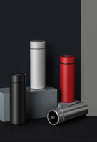 Tasse à eau rechargeable électronique intelligente avec affichage à LED et rappel à écran tactile Tasse à café thermos sous vide de voyage