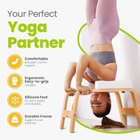Chaise de yoga pour exercices de maintien debout, banc de sport pour l'équilibre, le renforcement du tronc, la relaxation en position inversée, promotion sportive