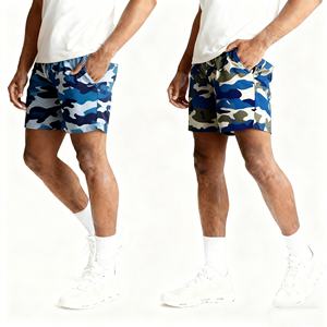 Oem Logo <b>Men's</b> 2 Pack <b>Camo</b> Gym Workout <b>Shorts</b> Quick Dry Bodybuilding Sports Cotton Knit Athletic <b>Shorts</b> Training Running <b>Shorts</b> - Product Image 1