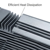 Radiateur en aluminium personnalisé pour boîtiers de produits électroniques avec finition anodisée gris mat et usinage CNC