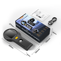 Mikroskop Digital USB Genggam GVDA 1000X Mikroskop Koin 2.8 inci MikroKam Portabel untuk PC, Perbaikan Elektronik, dan Hobi