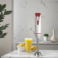 Mixeur Plongeant Électrique Multifonctionnel pour Cuisine, Appareil Ménager en Plastique à Bouton Poussoir