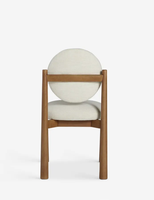 Chaise de salle à manger en bois massif de style moderne avec dossier, design léger pour la maison, le bar, le café, le restaurant