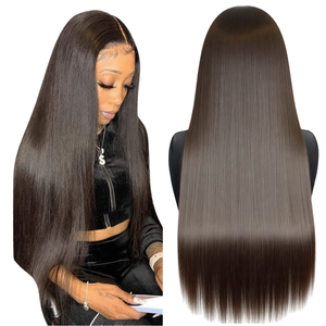 13x4 for Lace Glueless Natural <b>Black</b> Long indian Hair Light Brown Lace <b>Wig</b> - Product Image 1