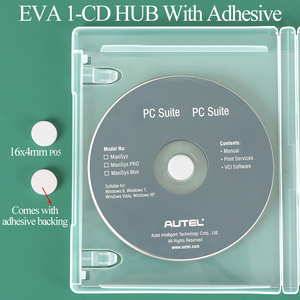 SUNSHING Lot de boîtes à CD transparentes avec dos adhésif, supports pour CD/DVD en PVC, points de fixation en mousse blanche pour le rangement des disques - Product Image 5