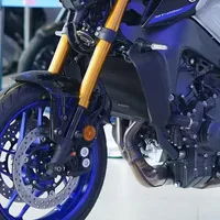 Pelindung Grill sepeda motor, penjaga inti Radiator untuk Yamaha MT09 MT-09 2021-2023