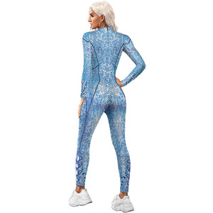 Disfraz de Cosplay de <span class=keywords><strong>Aquaman</strong></span> y la Reina Atlanna, Mono, Catsuit, Traje Zentai para Fiesta de Halloween, Body para Mujer, Disfraz de Halloween - Product Image 2