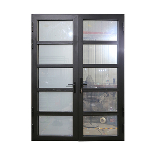 Hihaus personnalisé dimmable intimité verre aluminium double porte battante - Product Image 1