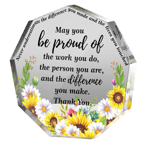 Cadeau d'anniversaire personnalisé <span class=keywords><strong>Plaque</strong></span> <span class=keywords><strong>de</strong></span> <span class=keywords><strong>bureau</strong></span> en acrylique Bock <span class=keywords><strong>Plaque</strong></span> <span class=keywords><strong>de</strong></span> signe vierge <span class=keywords><strong>de</strong></span> sublimation d'enseignant <span class=keywords><strong>Plaque</strong></span> photo en acrylique transparent - Product Image 1