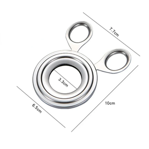 Tijeras Metálicas para Huevos, Accesorios de Cocina, Herramienta para Romper Huevos de Arroz Glutinoso, Gadget de Apertura Rápida para Comedor y Bar - Product Image 1