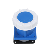 Prise industrielle encastrée Nuoqiya IP67 à trois broches 63A 220-250V étanche en cuivre