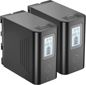 Batterie de remplacement NP-F970 pour Sony NP-F970 NP-F960 NP-F950 NP-F930 NP-F550 NP-F530 NP-F570 et éclairage LED pour caméras Sony Handycam - Product Image 2