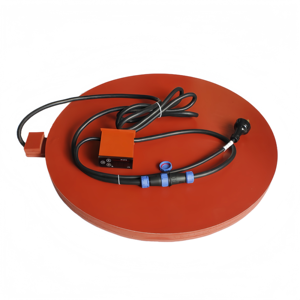 Calentador Eléctrico Redondo de Silicona Impermeable para Aislamiento de Fondo de Barriles y Tambores, <span class=keywords><strong>Placa</strong></span> Calefactora para Tambores de Almacenamiento - Product Image 2