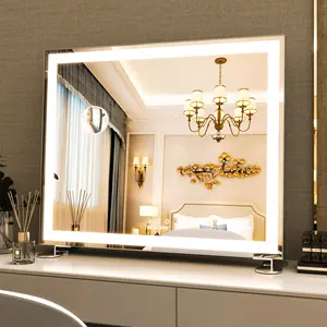 Hollywood Makeup Mirror mit LED-Leuchten großer beleuchteter Kosmetik spiegel Geeignet für Desktop-oder Wand spiegel im Schlafzimmer