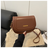 Sac à bandoulière en PU pour femme, nouveau modèle hiver 2025, fermeture éclair, petite sangle unique, design carré, idéal pour les loisirs