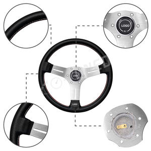 JDM Car Styling Drift Racing Volante Alta Qualidade Modificado Couro Rally Volante Decoração Do Carro Auto Acessórios - Product Image 5