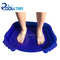 Tragbare PVC+POM-Badewanne mit Texturierter Fußwanne für Familien-Schwimmbecken, Einfache Bedienung, für Erwachsene und Kinder, Pool-Spa-Leiter