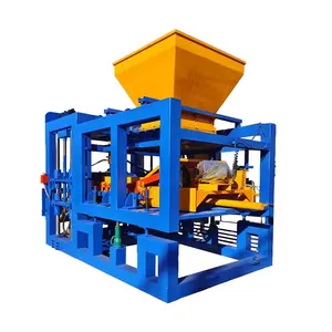 Aiwei QT5-15 otomatis mesin bata semen mesin pembuat blok berongga untuk mesin cetak blok beton oleh harga pabrik