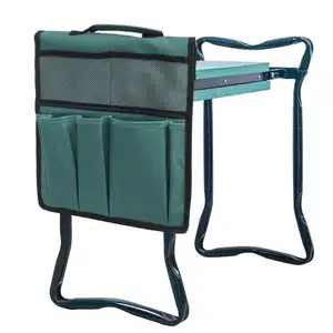 जहाज के लिए तैयार पार-सीमा 600D बागवानी गाड़ी foldable भंडारण उद्यान Kneeler उपकरण बैग