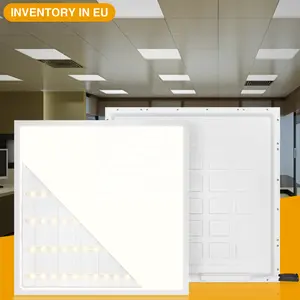 독일에서 재고 CE RoHS ERP CB 600x600mm 표면 마운트 Led 패널 천장 조명 상업 Led 빛 패널