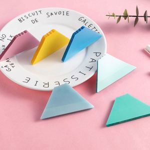 Transparent <b>Sticky</b> <b>Notes</b> Shining Special Shape Stationery Memo Pads School Supplies Notepads - Product Image 3