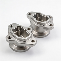 Pièces personnalisées en acier inoxydable anodisé CNC pour usinage de précision avec services d'électroérosion à fil et de brochage