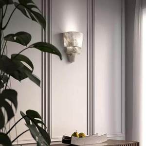 Natural Marble <b>Wall</b> Lamp Led <b>Light</b> Source <b>Wall</b> Mounted Off White Shade For Living Room Hallway Bedroom - Product Image 3
