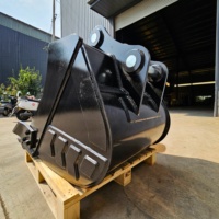 Aksesoris Excavator Backhoe HD 5 Ton 20 Ton 30 Ton 40 Ton yang Dapat Disesuaikan, Bucket Gigi Batu Tugas Berat, Produk Baru