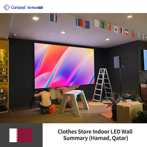 Canbest Fiw P2.5 2.5Mm 2560x1920Mm 8.4x 6.3ft schermo di visualizzazione a parete per interni a Led per negozio di vestiti in Qatar - Product Image 4