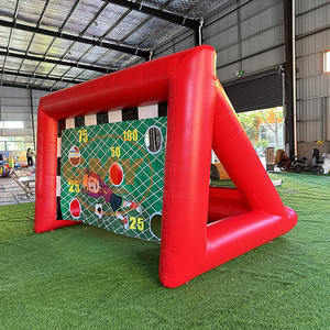 But de football interactif de couleur personnalisée, jeu de tir au football gonflable, jeux sportifs gonflables, but de football gonflable <span class=keywords><strong>pour</strong></span> la <span class=keywords><strong>location</strong></span> - Product Image 1