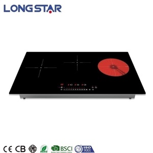 Usine vente chaude 2025 nouvelle maison commerciale de luxe multifonctionnelle 5500w cuisinière à <span class=keywords><strong>Induction</strong></span> intégrée à trois brûleurs table de cuisson à <span class=keywords><strong>Induction</strong></span> - Product Image 2