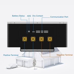 <span class=keywords><strong>Batterie</strong></span> <span class=keywords><strong>solaire</strong></span> LiFePO4 basse <span class=keywords><strong>tension</strong></span> |   Stockage d'énergie domestique mural de 2,5 kWh, 5 kWh, 7,5 kWh avec protection IP20 de 100 Ah - Product Image 2