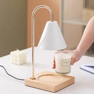 Lampe à cire fondante romantique, diffuseur d'aromathérapie rétro avec minuterie, lanterne chauffe-bougie pour la décoration de la maison et de la chambre - Product Image 4