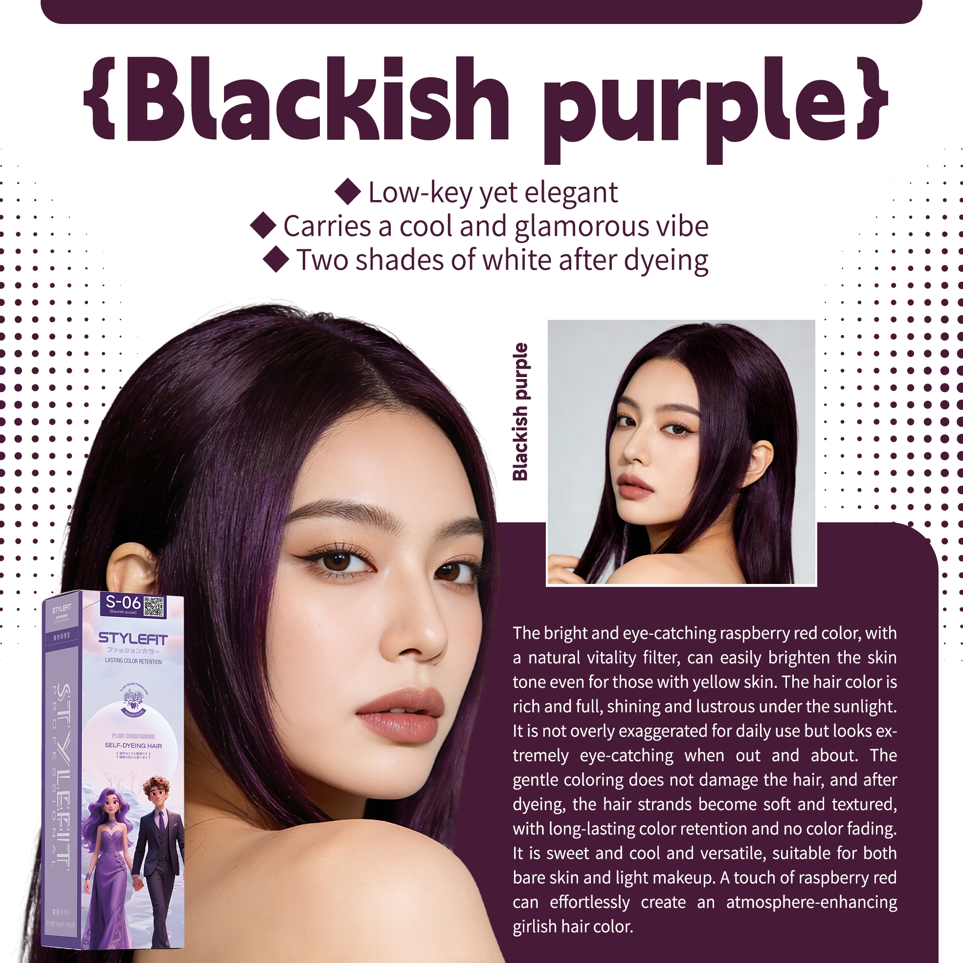 Violet noirâtre