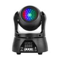 U`King 30W Mini projecteur de scène à tête mobile double face RGBW LED, projecteurs de scène à tête mobile, éclairage de scène DJ