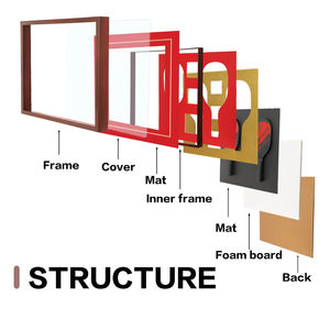 Boîte de présentation en bois pour signatures d'athlètes et raquettes de pickleball, idéale pour la collection de souvenirs sportifs - Product Image 3