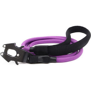 Fabrik Direkt verkauf Seil Hunde leine Schnell lösen und sperren Hunde halsband D-Loop Langlebige <span class=keywords><strong>Nylon</strong></span> Hunde leine - Product Image 3