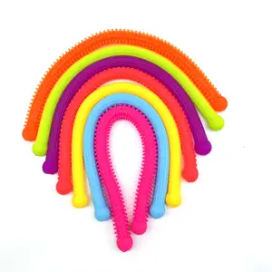 TPR Fashion popular color super stretchable fidget stress relief string toy for vending machine capsule and promotion gift