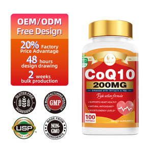 DUOZI CoQ10 200mg Capsules molles 100 unités Soutien cardiaque Antioxydant naturel Complément alimentaire - Product Image 2