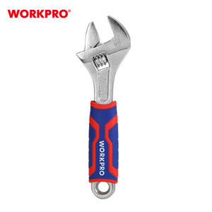 <span class=keywords><strong>WORKPRO</strong></span> Jeu de clés à molette robustes 6 ''Cr-V Clé chromée Comfort Grip avec qualité DIY - Product Image 1