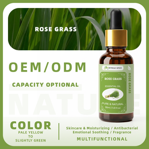 Aceite de Palmarosa Natural, Aceites Esenciales 100% Puros y Naturales, Perfumería y Fragancias al por Mayor, Destilación por Vapor - Product Image 2