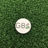 Accessoires de golf personnalisés de haute qualité, marquage personnalisé, vente en gros, logo personnalisé, marqueur de balle de golf en métal en vrac