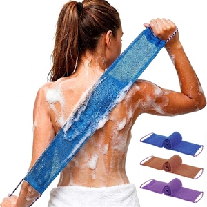 African Net Sponge with Handles Long Exfoliating Bath Sponge Washcloth for <strong>Back</strong> <strong>Scrubbing</strong> - Product Image 1