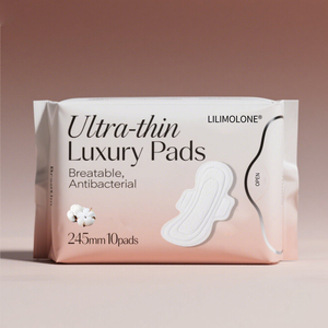 Новинка, дышащая прокладка из органического хлопка, гигиеническая прокладка для менструальной салфетки для женщин - Product Image 1