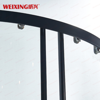 Cabine de douche coulissante en Offre Spéciale Weixing Cabine de douche ronde encadrée en acier inoxydable 304 en verre trempé