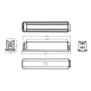 Batterie de vélo électrique Velowave, batterie tubulaire cachée, 48V 16Ah 17.5Ah 500W 750W 1000W, batterie de vélo électrique <span class=keywords><strong>Pirez</strong></span> E3 avec chargeur - Product Image 2