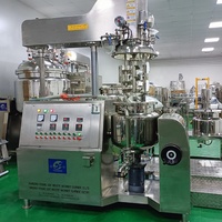 Machine de fabrication de crème cosmétique de beauté Réservoir de mélange Homogénéisation sous vide Cadre de crème cosmétique Réservoir de mélange à gratter