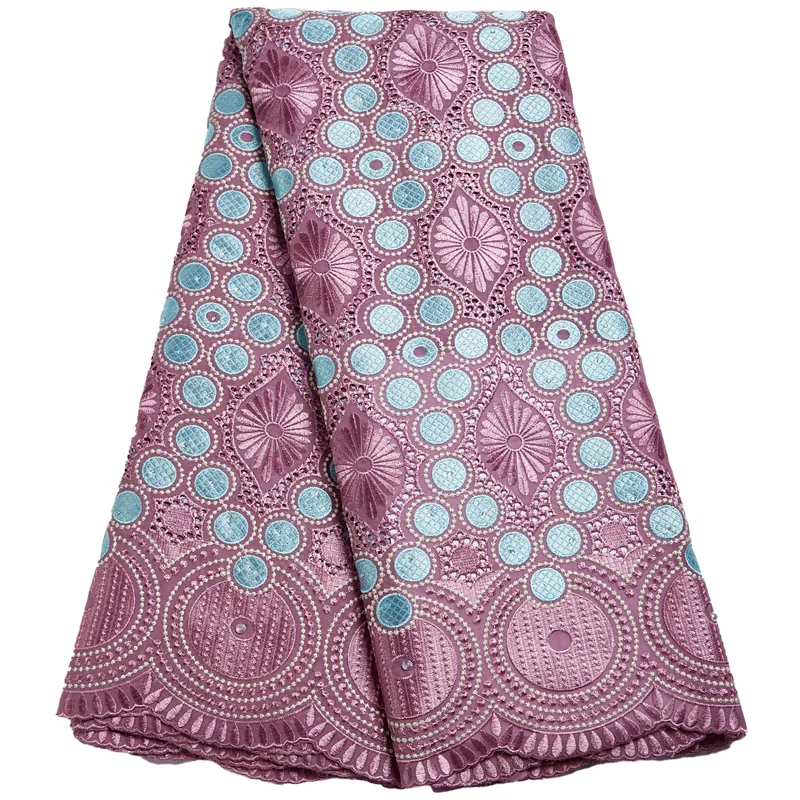 Afrika pamuk İsviçre dantel kumaş 2021 yüksek kalite nijeryalı İsviçre isviçre vual dantel kadınlar için elbise 1468